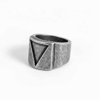 Stainless Steel Triangle Ring