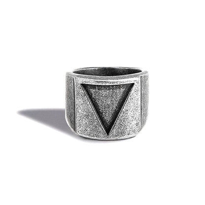 Stainless Steel Triangle Ring
